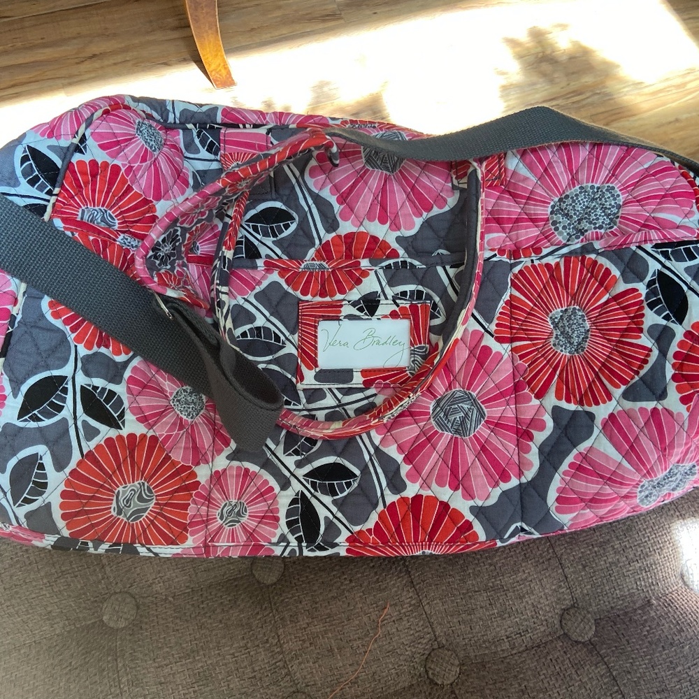 Vera Bradley Weekender Bag with Matching Make-up Bag